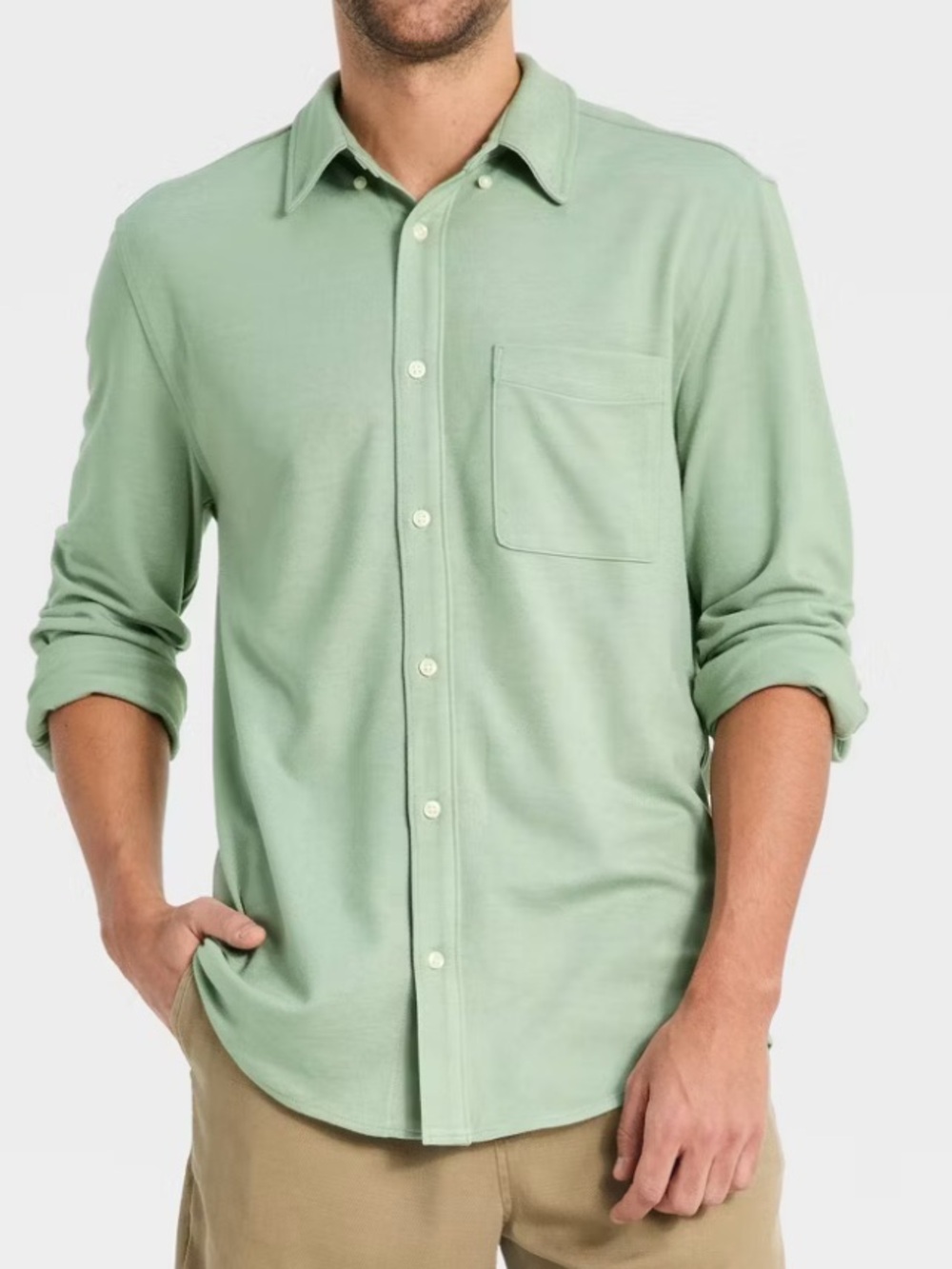 Target Men's Comfort Wear Long Sleeve Shirt